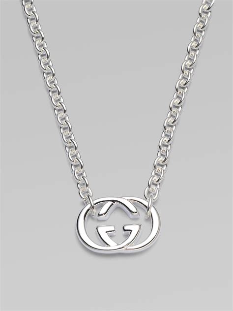 gucci satin shirt with necklace|gucci necklaces for women silver.